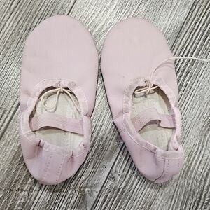 Pink Ballet Slippers - Soft Leather Dance Shoes